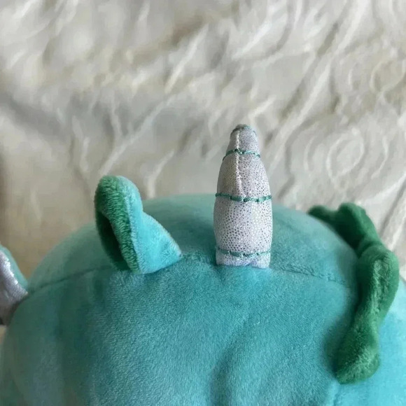 Squishmallows Avrill The Dragon 8” Kellytoy Blue Green Stuffed Animal Plush Soft - Picture 10 of 12